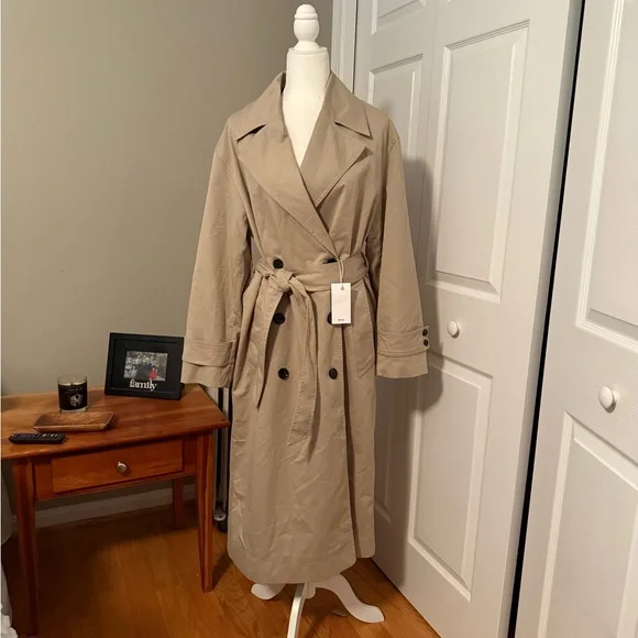 MNG by Mango Beige Trench Coat - Picture 2 of 5